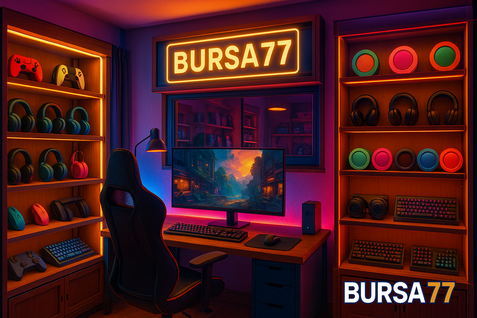 Bursa77 – Bursa 77 Pusat Aksesoris Dekorasi Gaming Room
Bursa77 – Bursa 77 Pusat Aksesoris Dekorasi Gaming Room